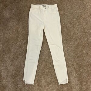 Abercrombie White Skinny Jeans